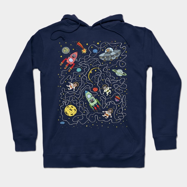 Cats Space Hoodie by Daskind